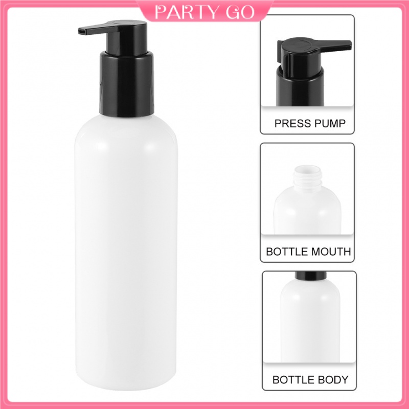 Set 10 Chai Rỗng Đựng Dầu Gội / Sữa Tắm Dạng Nhấn Tiện Dụng Khi Đi Du Lịch