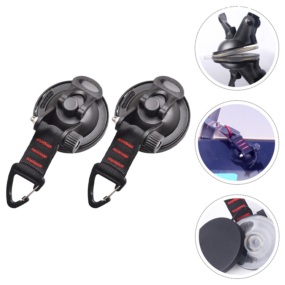 Set 2 Móc Treo Lều Cắm Trại Có Giác Hút Tiện Lợi