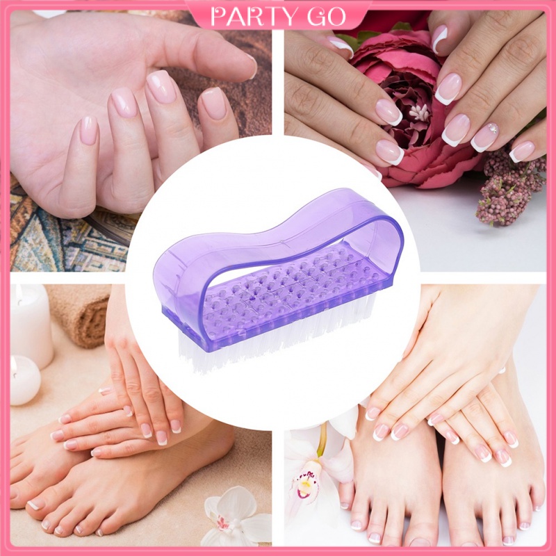 Set 5 Bàn Chải Chà Gót Chân Làm Sạch Sơn Móng Tay Móng Chân Cho Nam