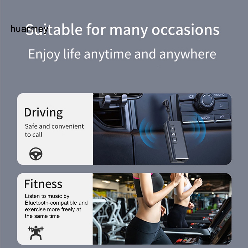 Thiết Bị Nhận Tín Hiệu Âm Thanh Bluetooth Kỹ Thuật Số Huarmamey Chống Nhiễu Cho Xe Hơi