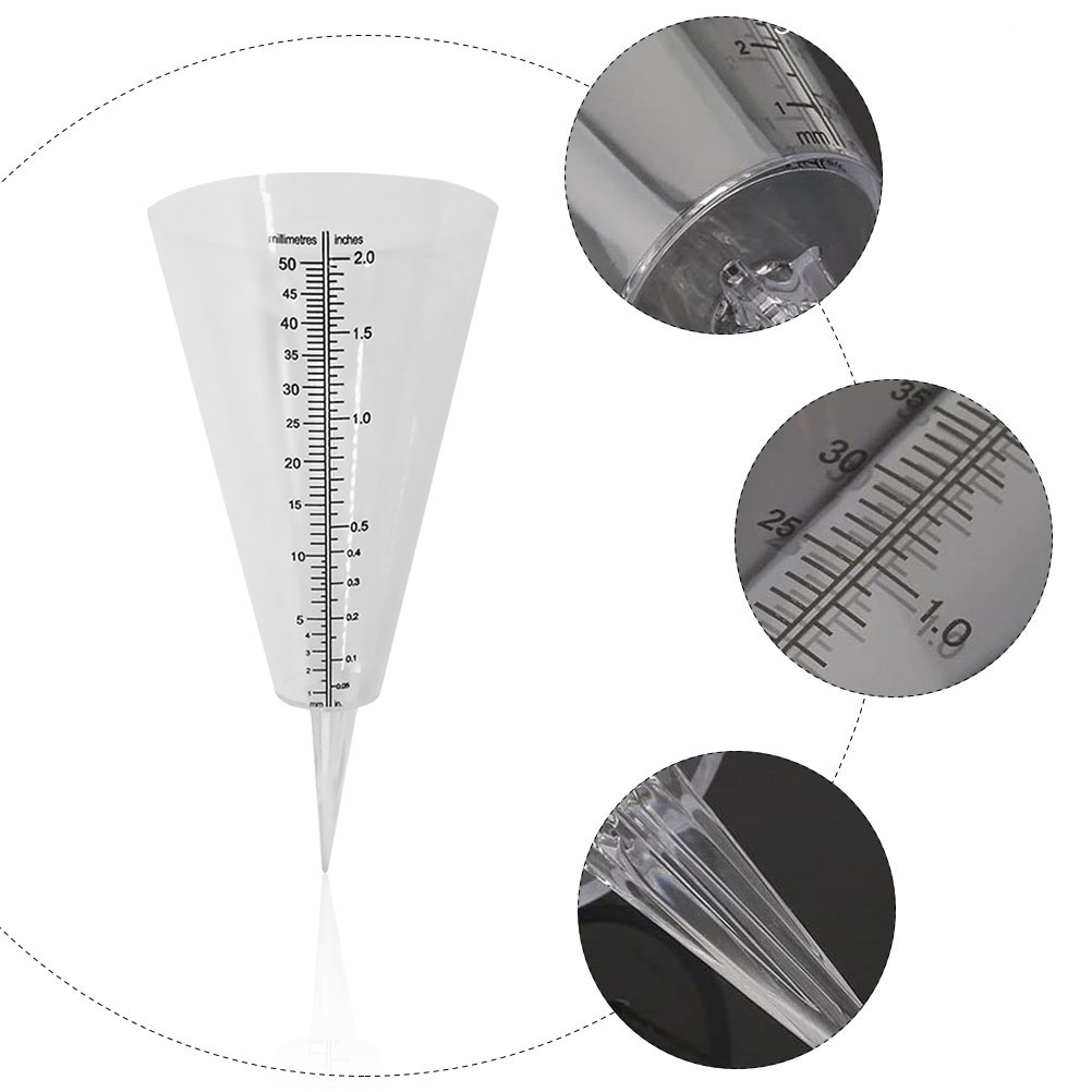 Bộ 3 Cốc Đong Lượng Nước Mưa Bằng Nhựa Tiện Dụng