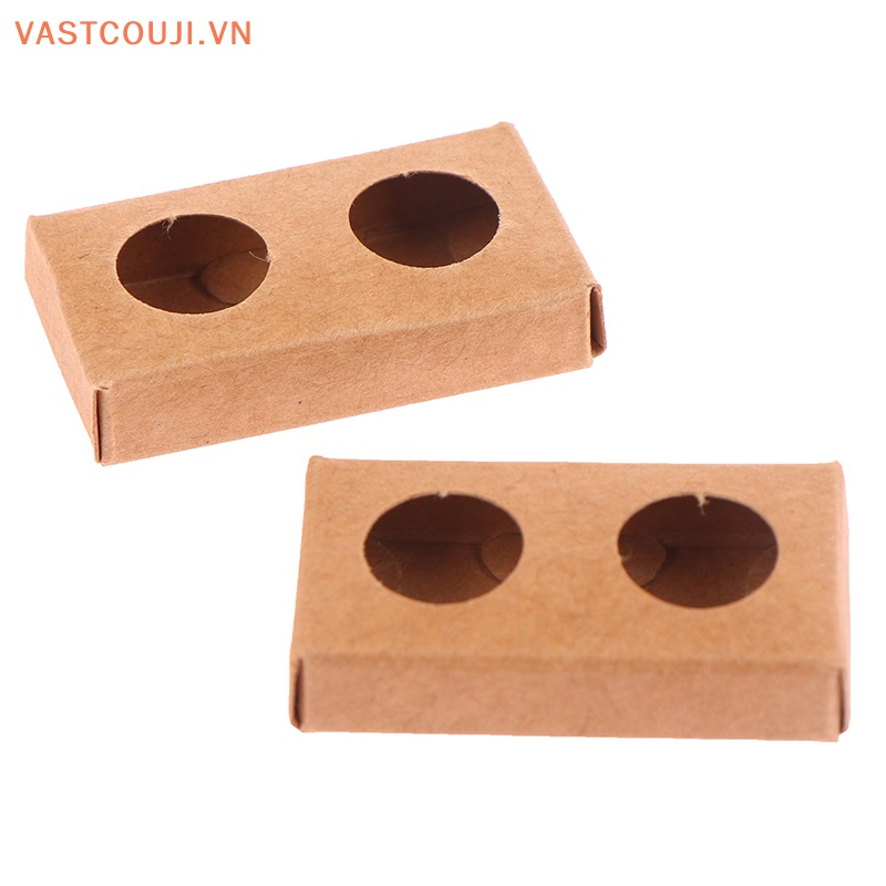 Set 2 Khay Đựng Ly Cà Phê Tỉ Lệ 1 / 12 Trang Trí Nhà Búp Bê