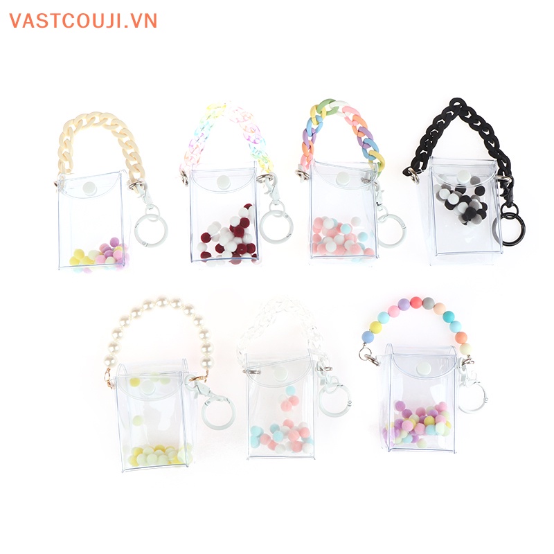 Móc Khóa Túi Xách VASTJI Bằng PVC Trong Suốt Tiện Dụng