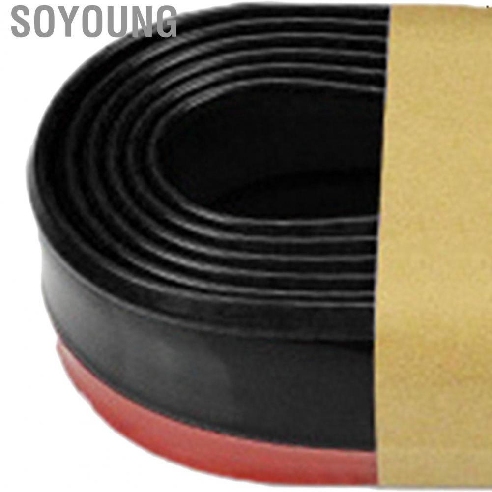 Soyoung Front Bumper Lip Protector Large Wrapped Foldable Rubber Stripe for Car
