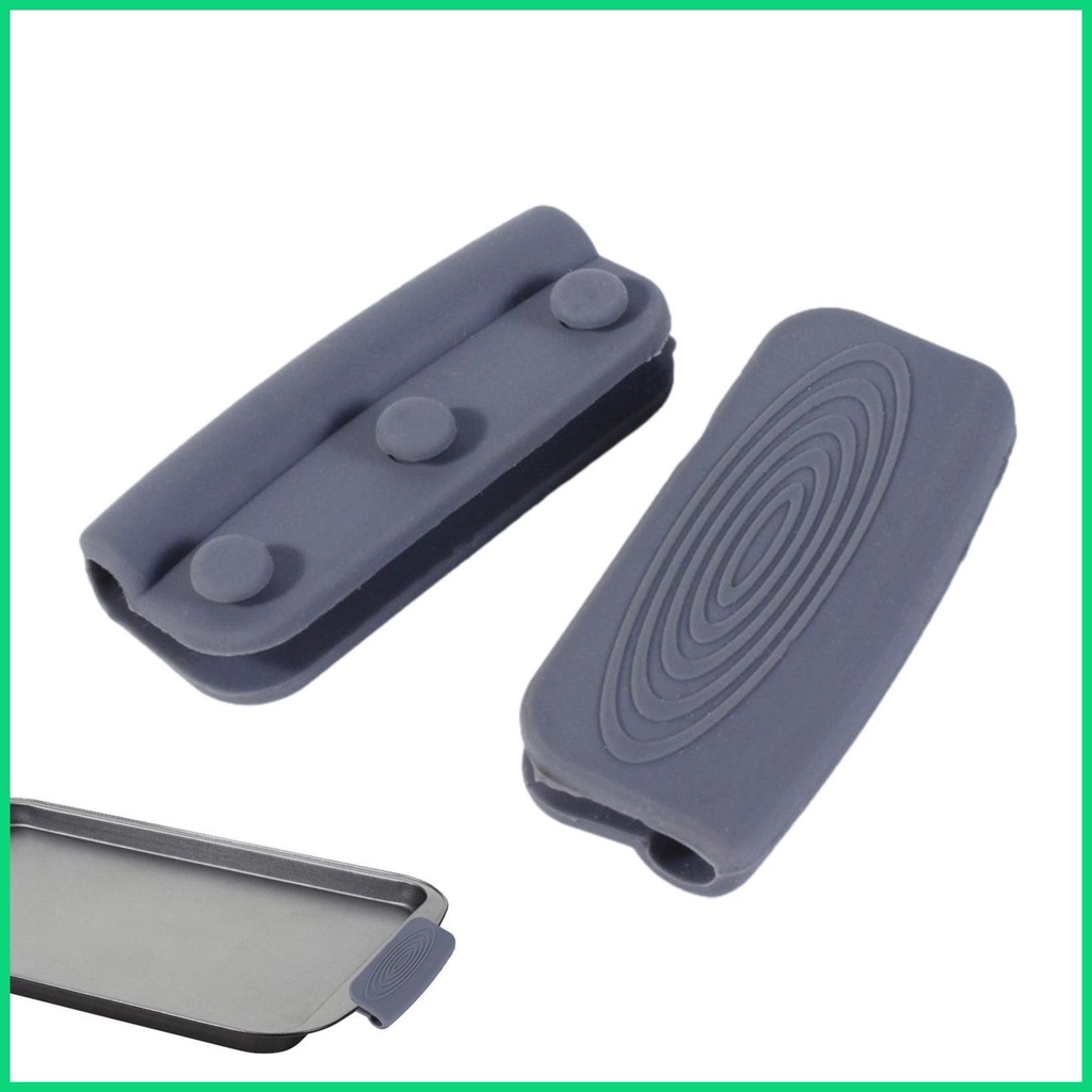 Set 2 Tay Cầm Silicone Hỗ Trợ Nhấc Nồi Chống Bỏng Tiện Dụng