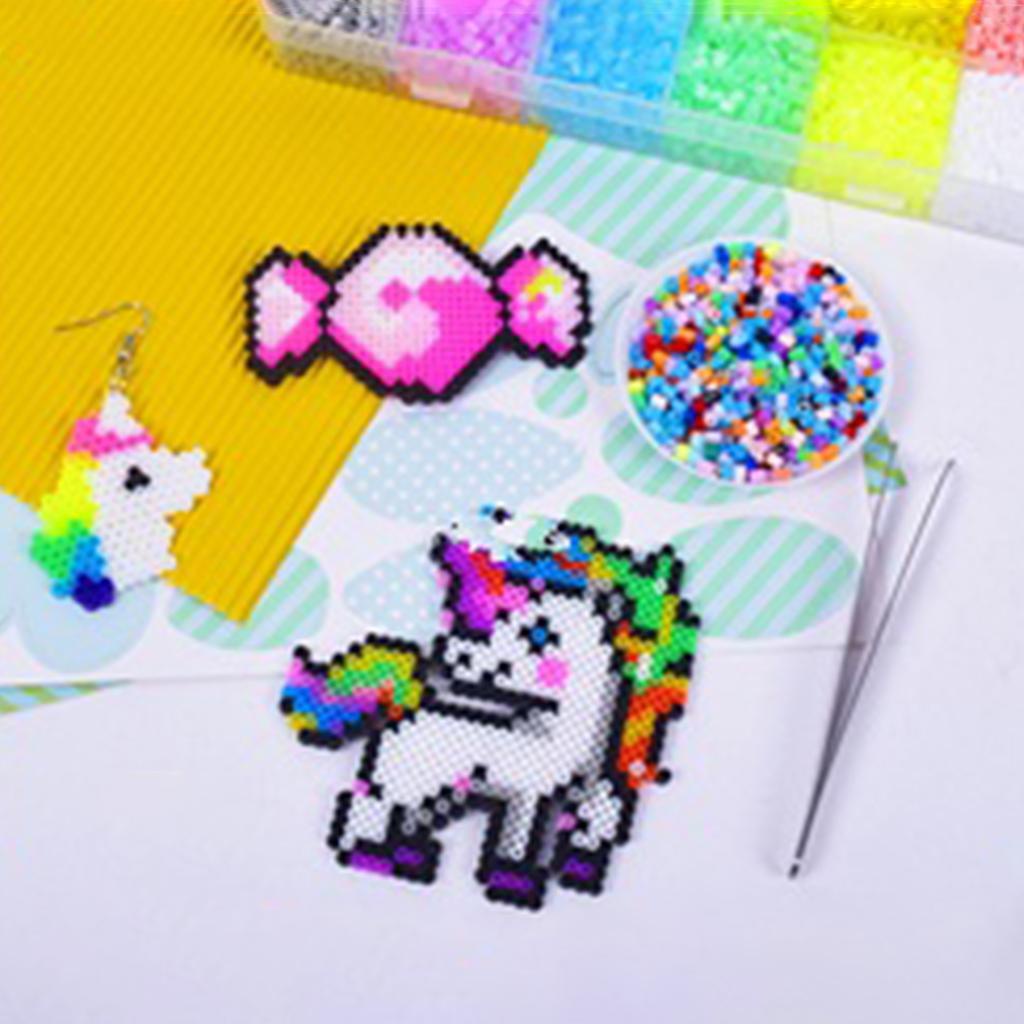 Set 24 Hạt Xỏ Lỗ 2 6mm Làm Đồ Thủ Công Tiện Dụng