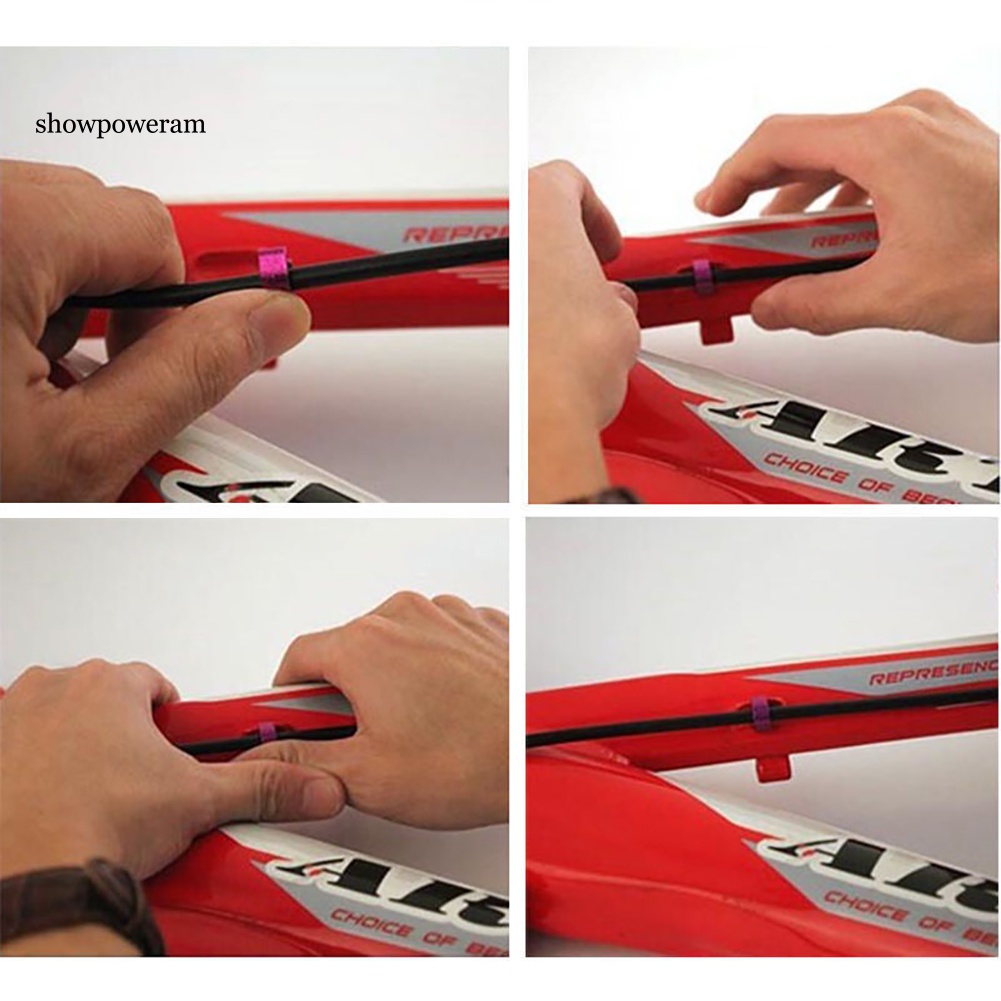 Set 10 Kẹp Chữ C Cố Định Dây Phanh Xe Đạp Leo Núi Tiện Dụng