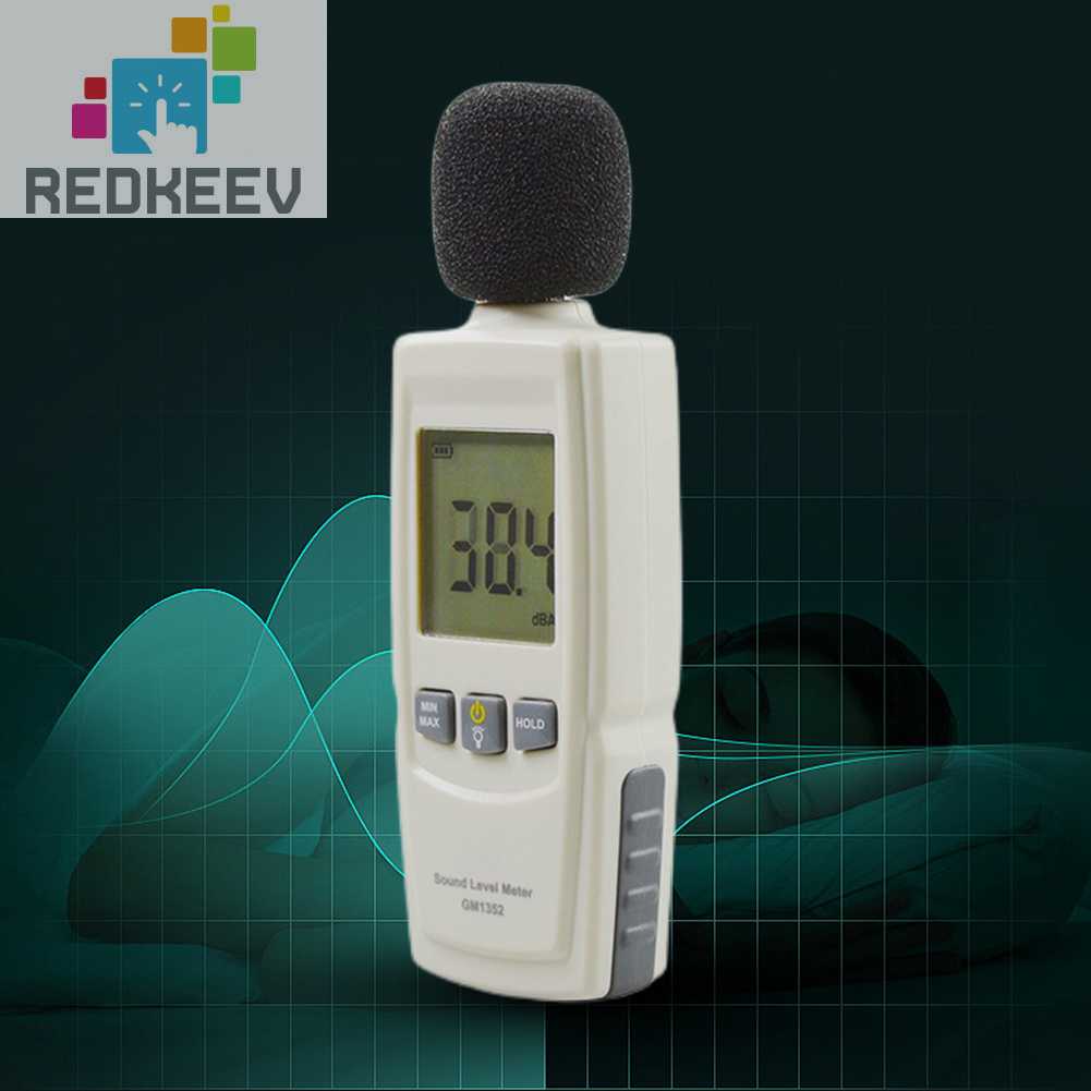 Máy Đo Tiếng Ồn Kỹ Thuật Số Màn Hình LCD Cho Gia Đình / Noisy Neighbor / Factory