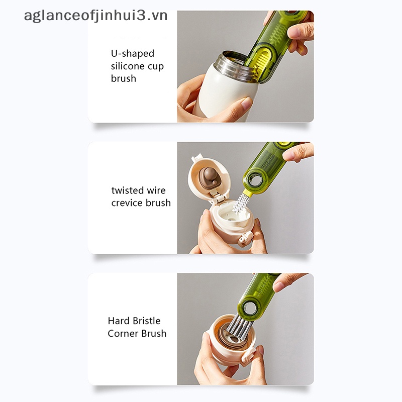 Bàn Chải Vệ Sinh Bình Nước 3 Trong 1 Tiện Dụng