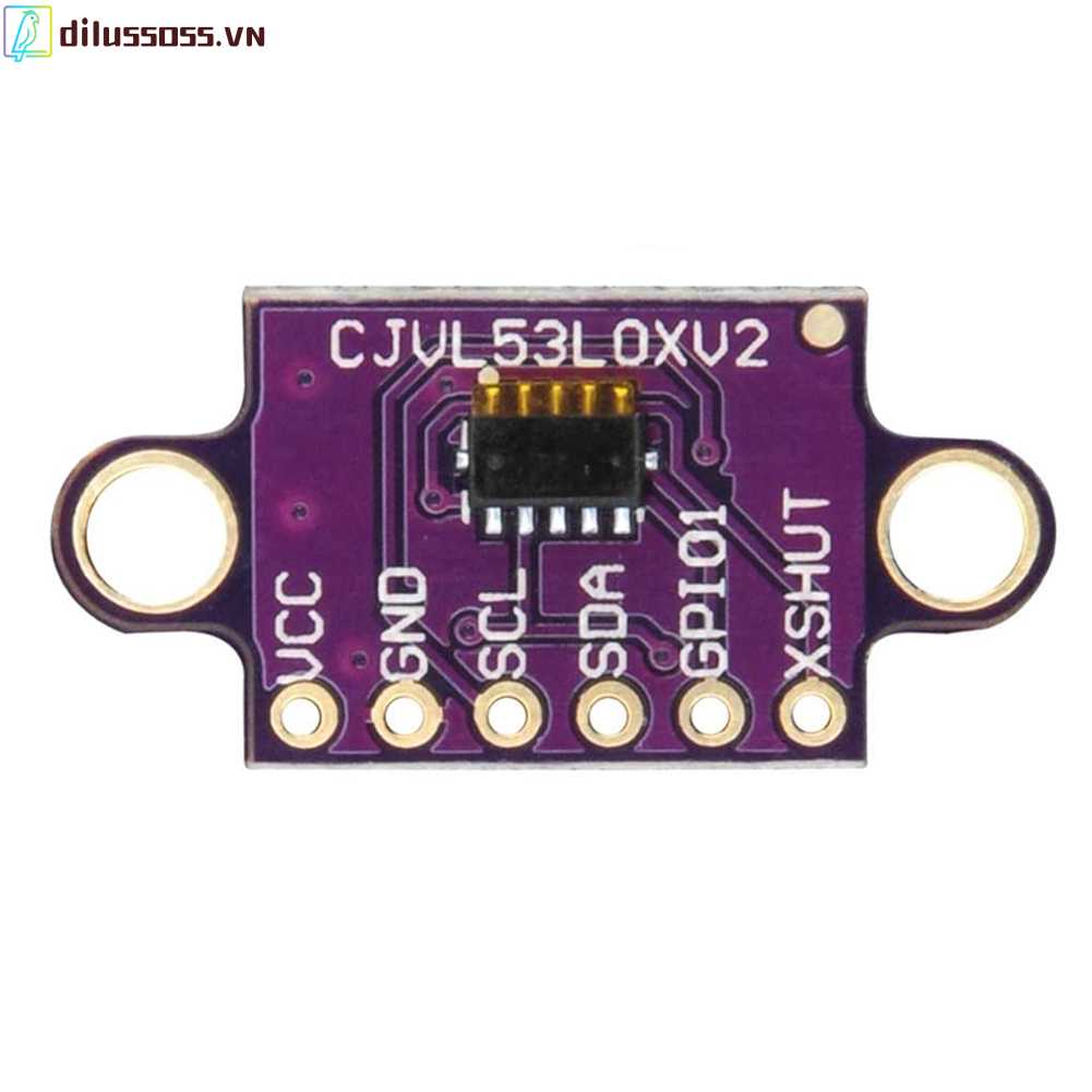 Mô Đun Cảm Biến Góc Thời Gian Ánh Sáng Laser VL53L0X 3-5V ToF