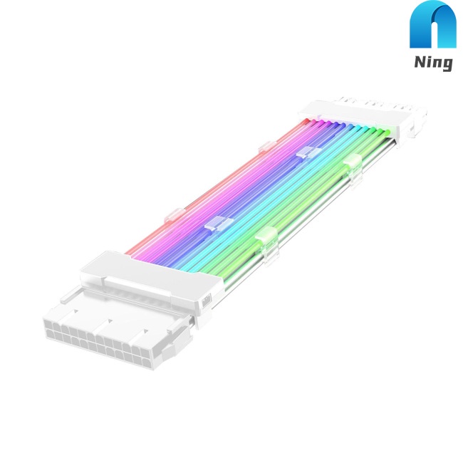 Dây Cáp Nối Dài Nguồn Đèn 24pin 5v Argb Linh Hoạt Cho Bo Mạch Chủ Máy Tính Thẻ Đồ Họa