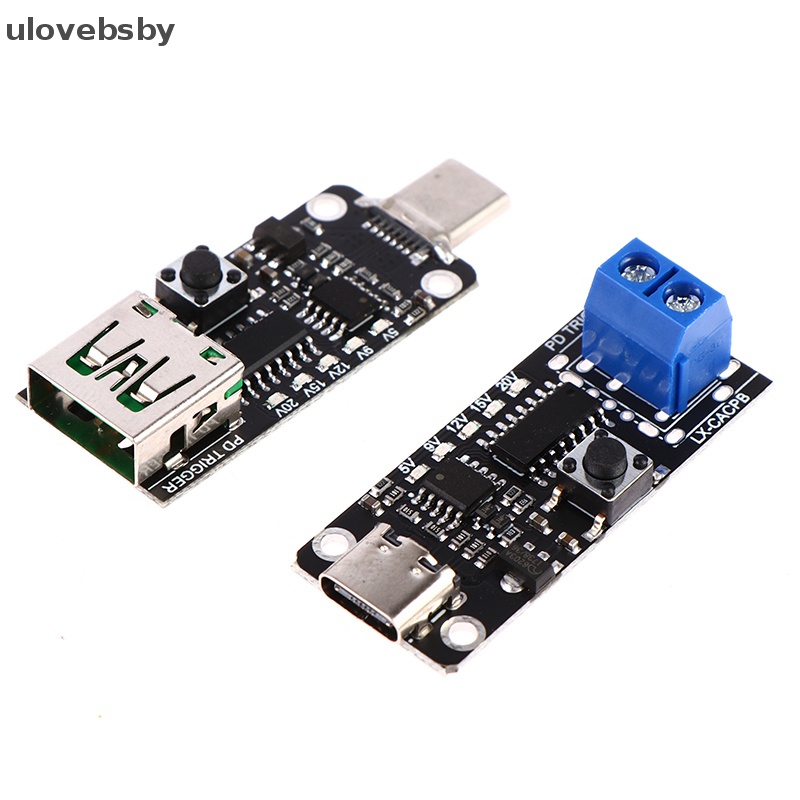 Bảng Mạch Kích Hoạt ulovebsby USB Type-C PD Decoy 9V 12V 15V PD 2.0 3.0