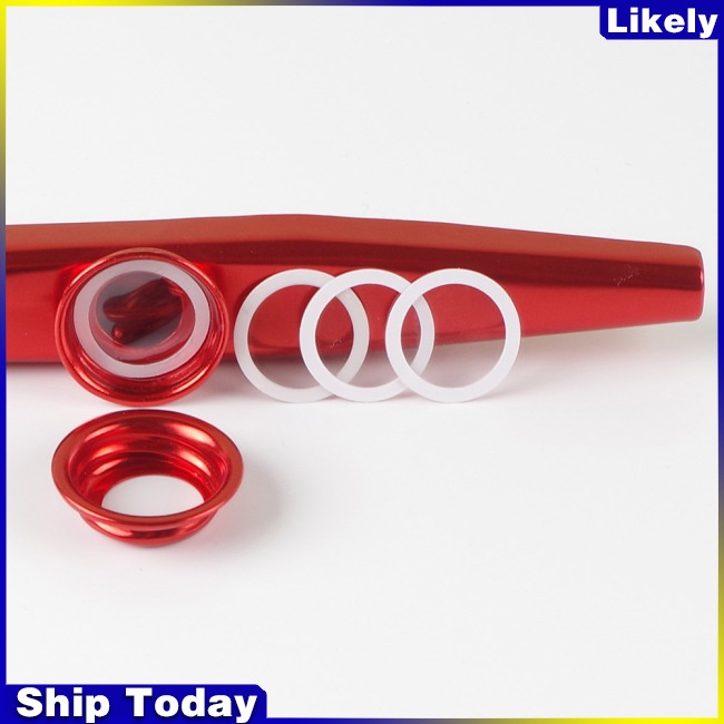 1 Bộ Màng Bọc Nhạc Cụ Kazoo Thiết Kế Đơn Giản