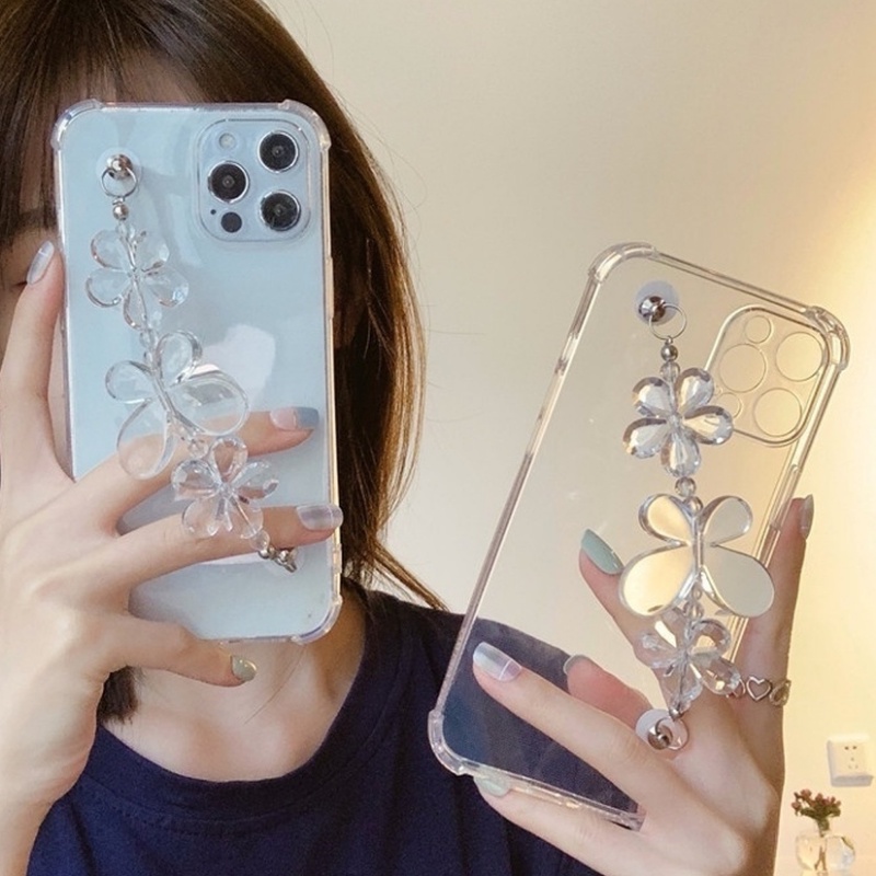 Ốp Điện Thoại TPU Dẻo Siêu Mỏng Họa Tiết Bươm Bướm & Vòng Tay Cho IPhone 14 Pro Max 13 12 Pro Max iPhone 11 XR XS 8 Plus 7 Plus