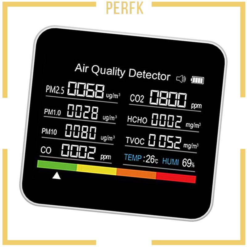 Máy Kiểm Tra Chất Lượng Không Khí 9 Trong 1 Cho Khách Sạn / Xe Hơi / Văn Phòng