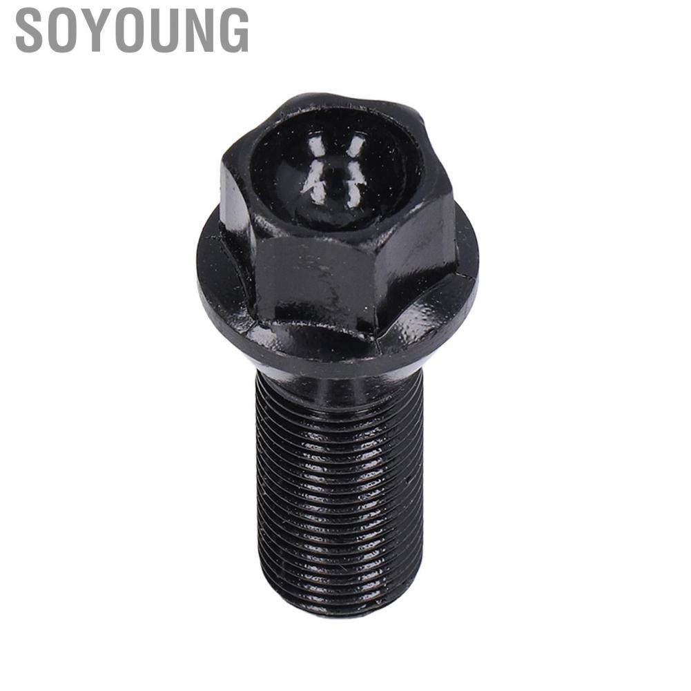 Soyoung Wheel Lug Bolt  Cold Forged Steel Locks Screw Black for Car
