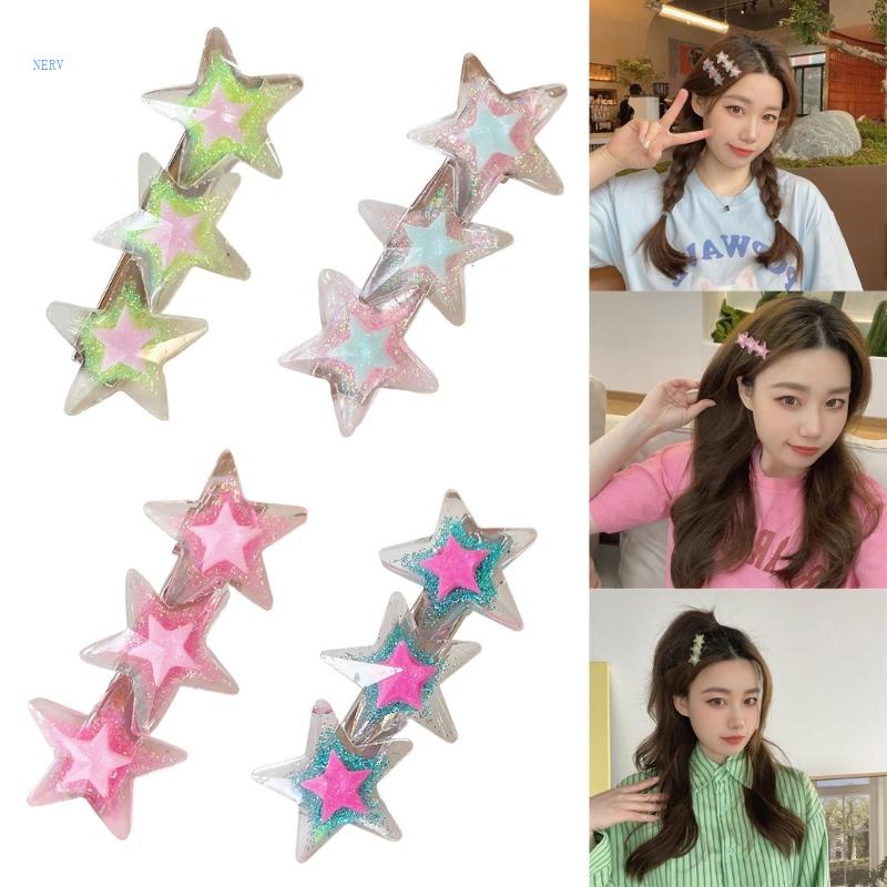 Kẹp Tóc Ngôi Sao Lấp Lánh Nerf Y2K