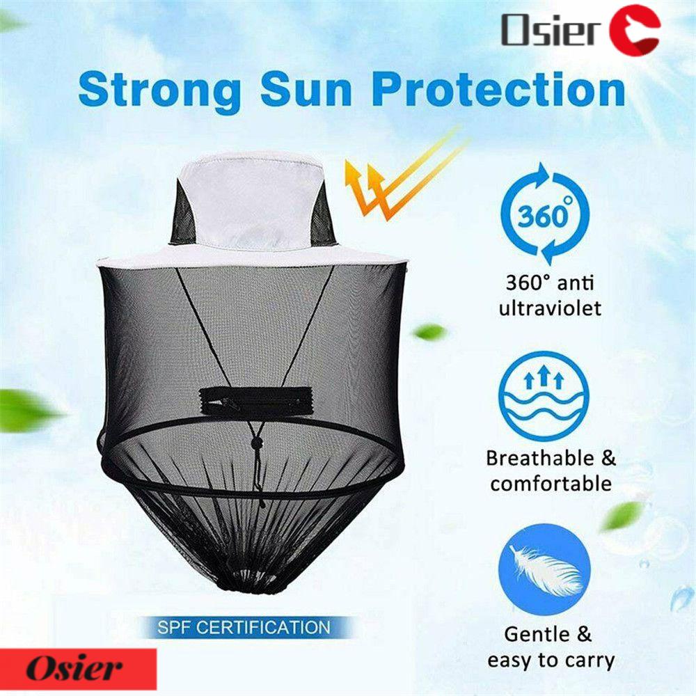 Mũ Chống Nắng Ngoài Trời Dạng Lưới Giấu Đường May Gấp Được 1 Thời Trang