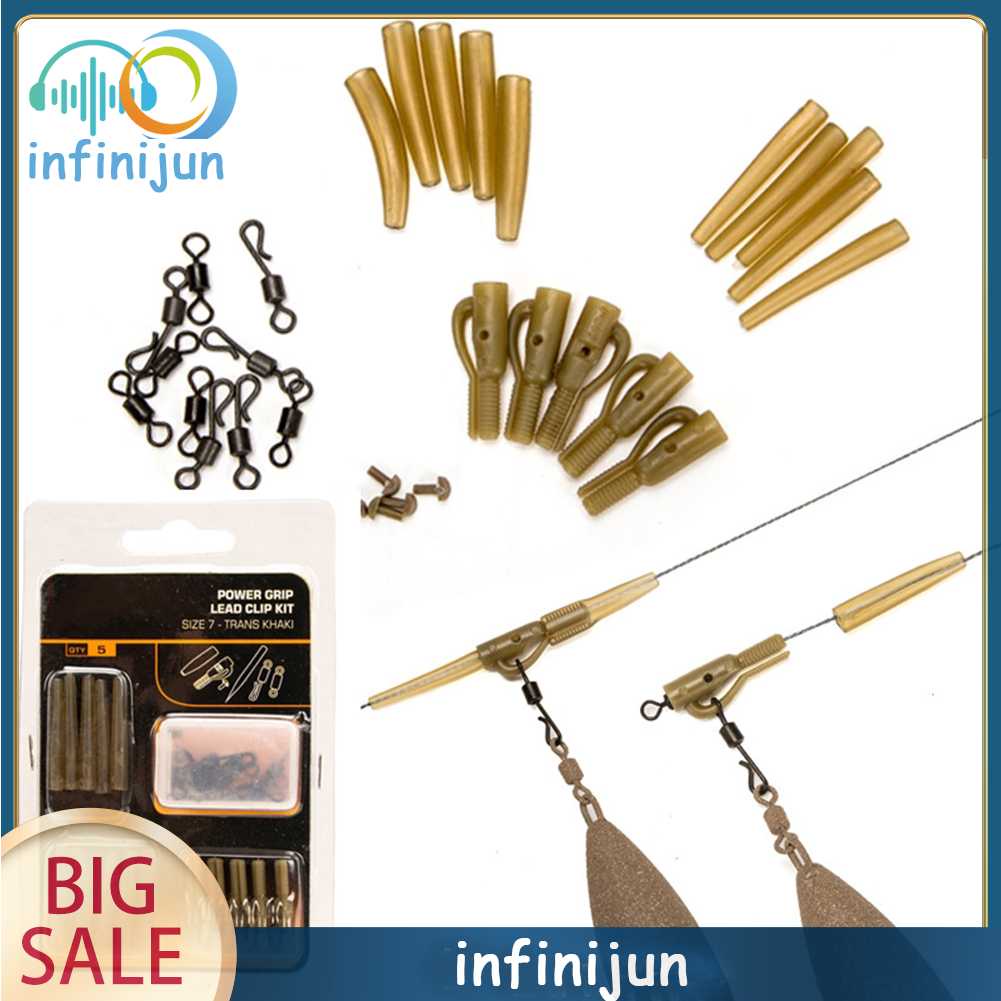 Set 30 Ống Cao Su Mềm Có Khớp Khuyên Cho Câu Cá