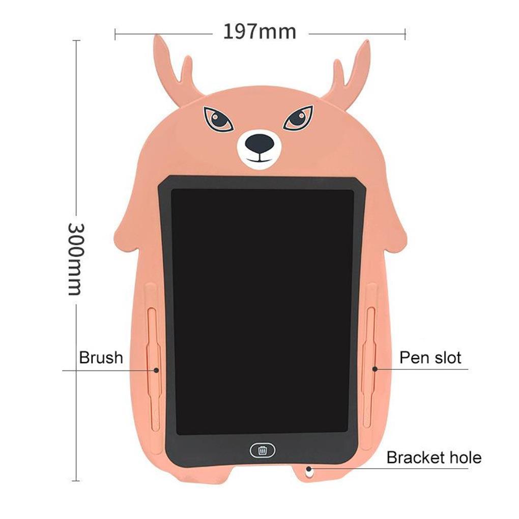 Bảng Vẽ Màn Hình LCD 8 5 inch Họa Tiết Động Vật Hoạt Hình Cho Bé