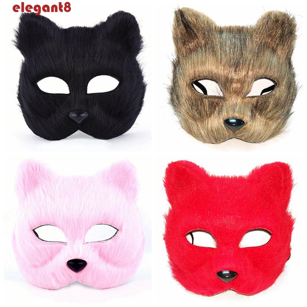 Mặt Nạ Mắt Mèo Không Độc Hại Dùng Hóa Trang Tiệc Giáng Sinh Dành Cho Nam Và Nữ