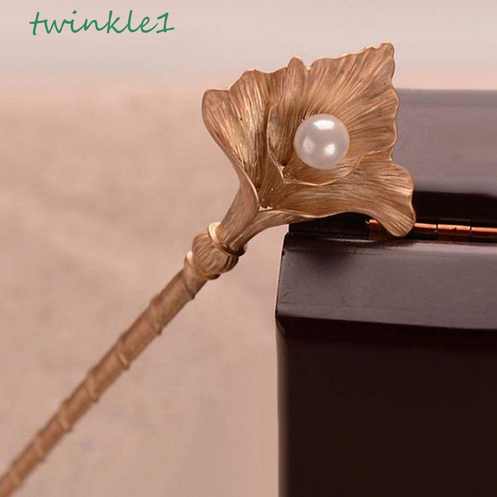 Phụ Kiện Tóc Lấp Lánh Cho Nữ|Kẹp Tóc Kim Loại Hình Chiếc Lá Nhiều Màu Sắc