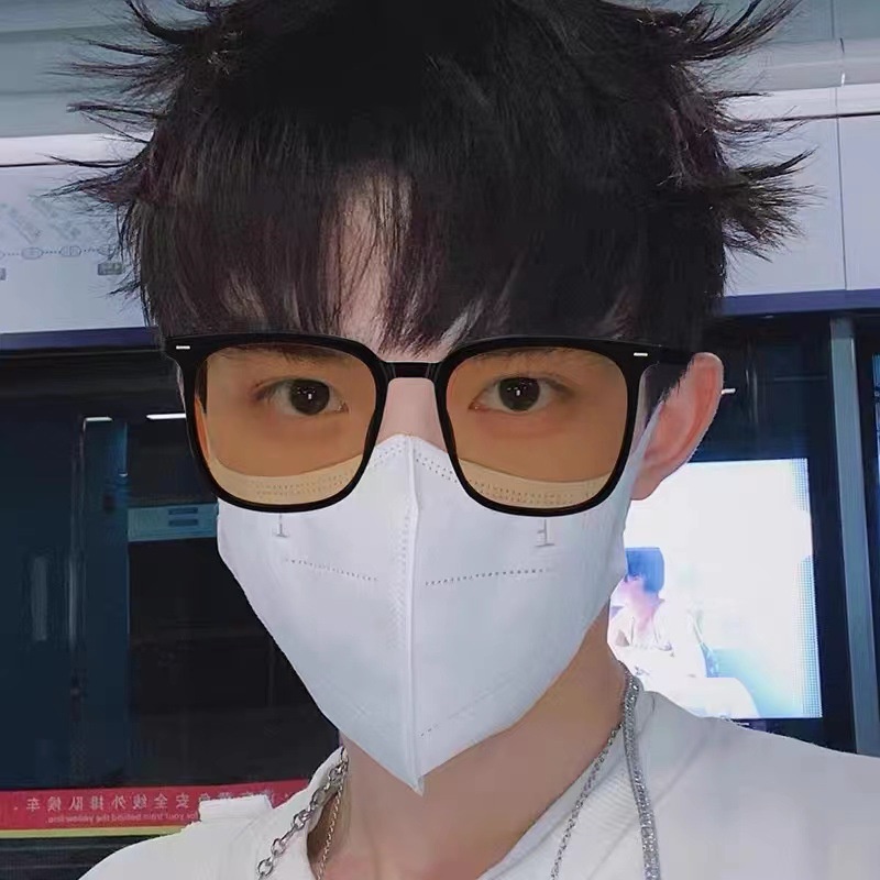 Kính Mát Gọng Vuông Màu Nâu Phong Cách Xiaohongshu Cổ Điển Thời Trang Cho Nam Và Nữ