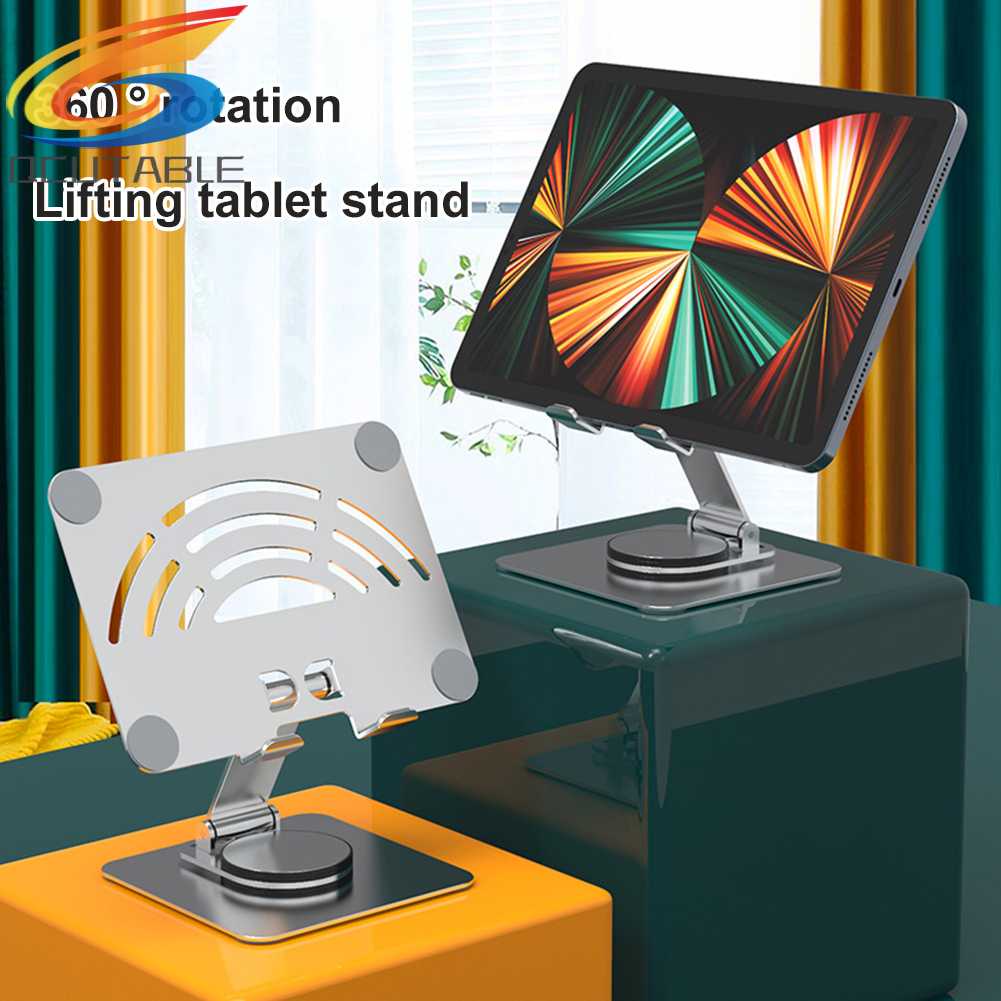 Giá Đỡ Điện Thoại / Máy Tính Bảng Bằng Hợp Kim Nhôm Xoay 360 Độ Để Bàn