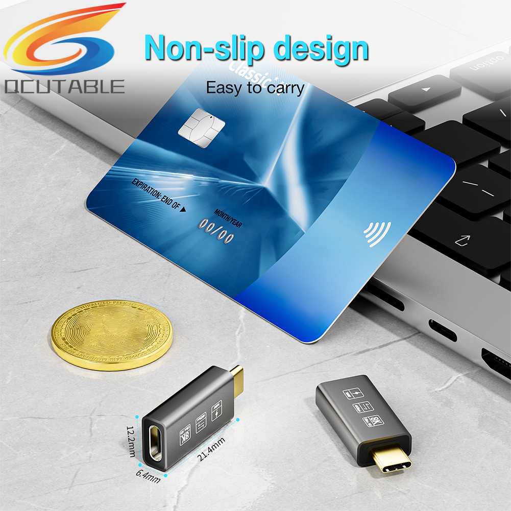 Đầu Chuyển Đổi Type C 8K HD Type-C Sang Ổ Cắm 60hz Chuyên Dụng Cho Máy Tính / Laptop