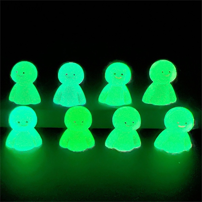 Velishy 2/5 cái búp bê ánh nắng mặt trời phát sáng trang trí mini màu phim hoạt hình búp bê vi cảnh trang trí nhà búp bê đồ chơi thu nhỏ