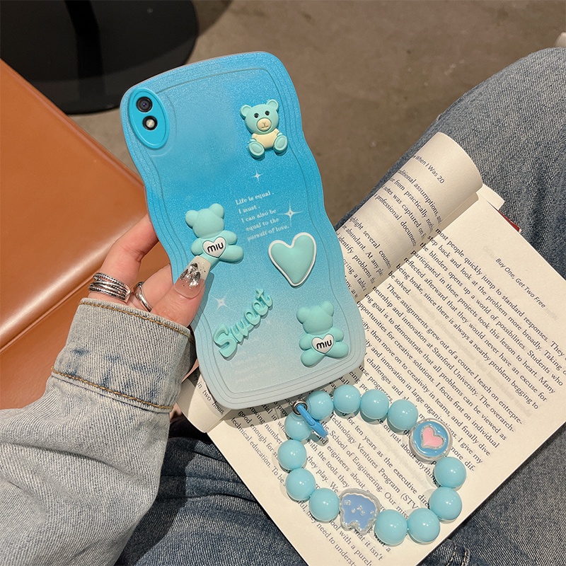 Ốp Điện Thoại In Hình Gấu 3d Chống Sốc Cho Xiaomi Redmi 9A 9ASPort Redmi 9i 9AT M2006C3LG M2006C3LC M2006C3Li