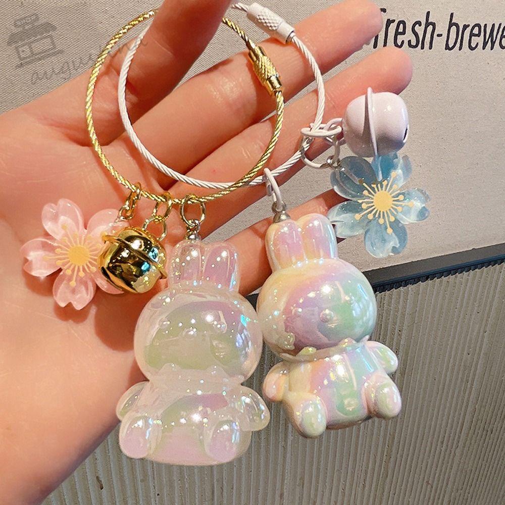 Móc Khóa Hình Thỏ AUGUSTINA Sáng Tạo Trang Trí Xe Hơi Giá Đỡ