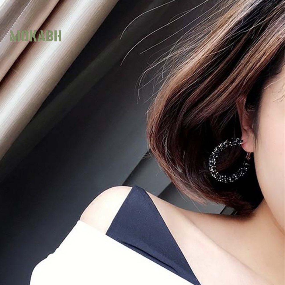 Bông Tai Hình Tròn Thiết Kế Tinh Tế Thời Trang Cho Nữ