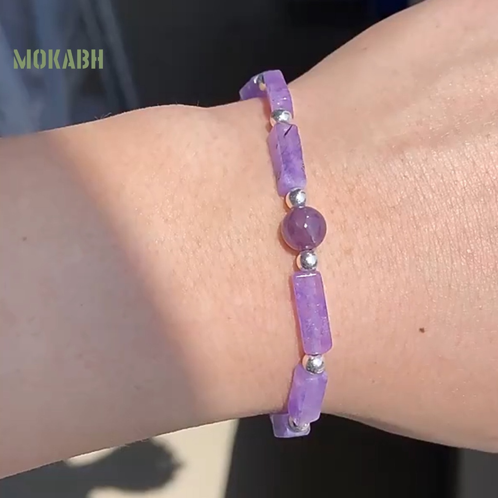 Vòng Tay Chuỗi Hạt Đá Tự Nhiên Siêu Nhẹ Không Gây Kích Ứng Dễ Sử Dụng Thời Trang Cho Cặp Đôi