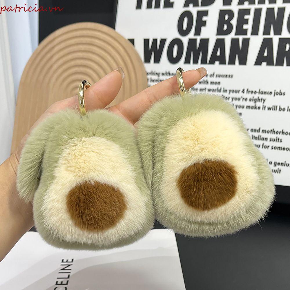 Móc Điện Thoại Bằng Kim Loại Hình Trái Bơ Dễ Thương