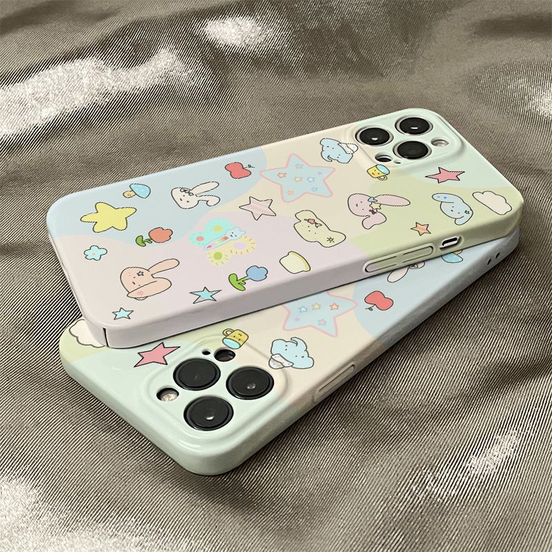 Ốp Điện Thoại Cứng / Phim Dán In Hình Động Vật Hoạt Hình Cho iphone14promax14pro11 Apple 1413