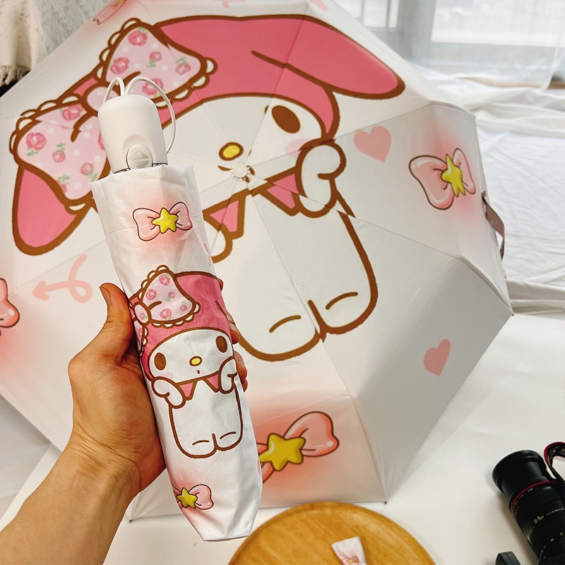 Sanrio Dù Che Nắng Chống Tia Cực Tím Thiết Kế Gấp Gọn Tiện Dụng