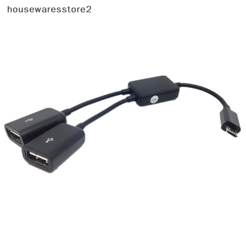 Bộ Chia Cổng Micro USB OTG Kép 2 Cho Máy Tính Bảng / PC / Điện Thoại Thông Minh
