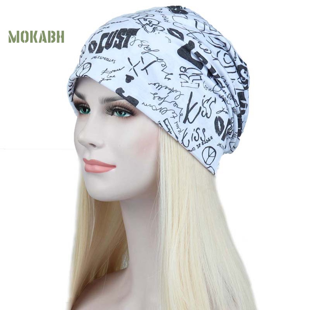 [Mok Abh] Mũ Beanie Thoáng Khí Thấm Hút Mồ Hôi Thân Thiện Với Da Co Giãn Tốt Bảo Vệ Da Khi Chạy Bộ Dành Cho Nam Nữ