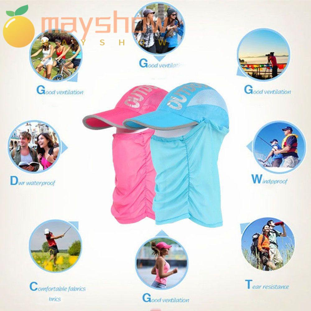Mũ Tai Bèo Unisex Mau Khô Che Cổ Chống Nắng Cho Hoạt Động Ngoài Trời