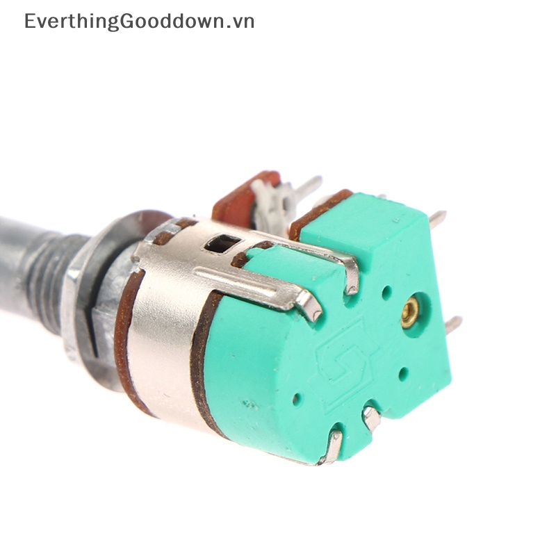 Chiết Áp Âm Thanh Nổi H120 A50K A10K 15mm Có Công Tắc