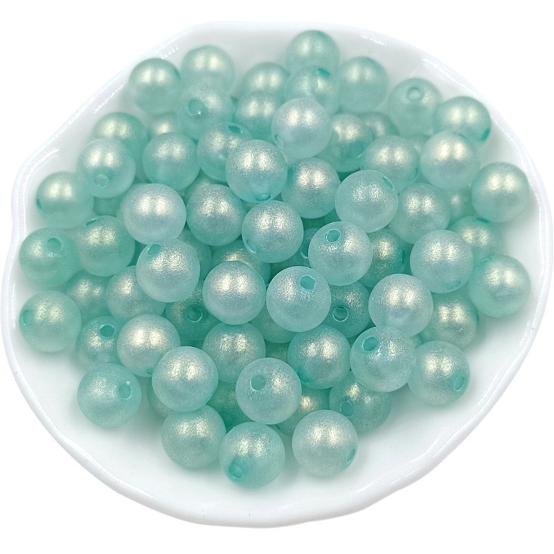 Bộ 30 Hạt Ngọc Trai Tròn Dùng Làm Trang Sức DIY