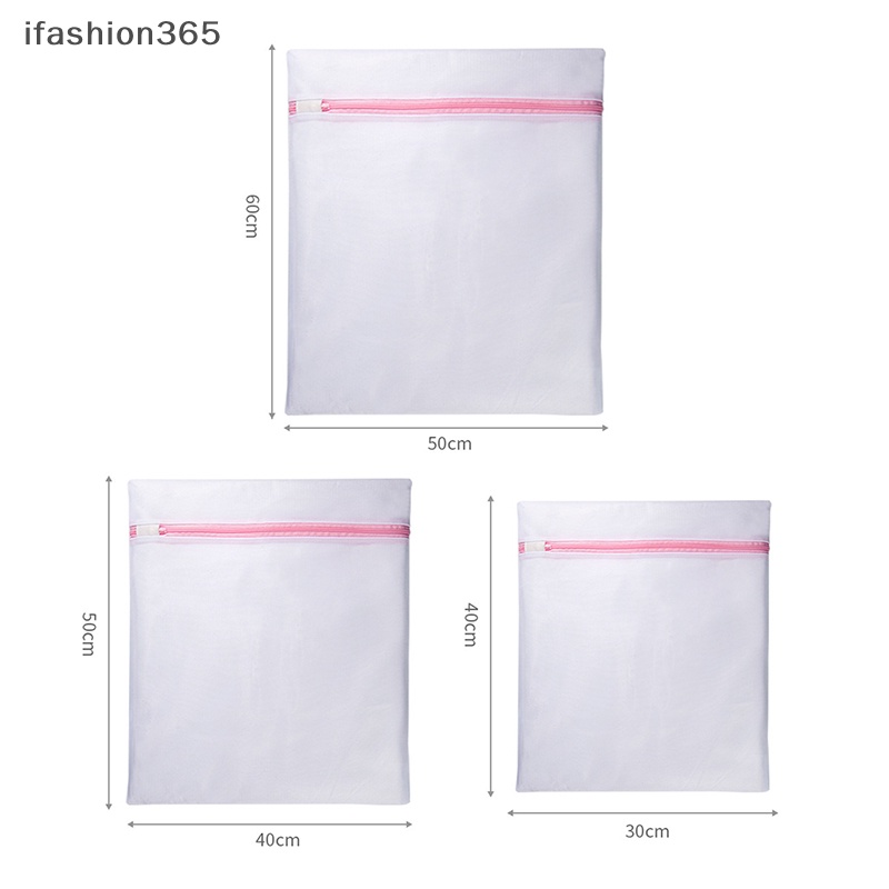 Túi Lưới Giặt Đồ Lót / Vớ Có Khóa Kéo 3 Kích Thước Tùy Chọn Tiện Dụng Thời Trang ifashion365