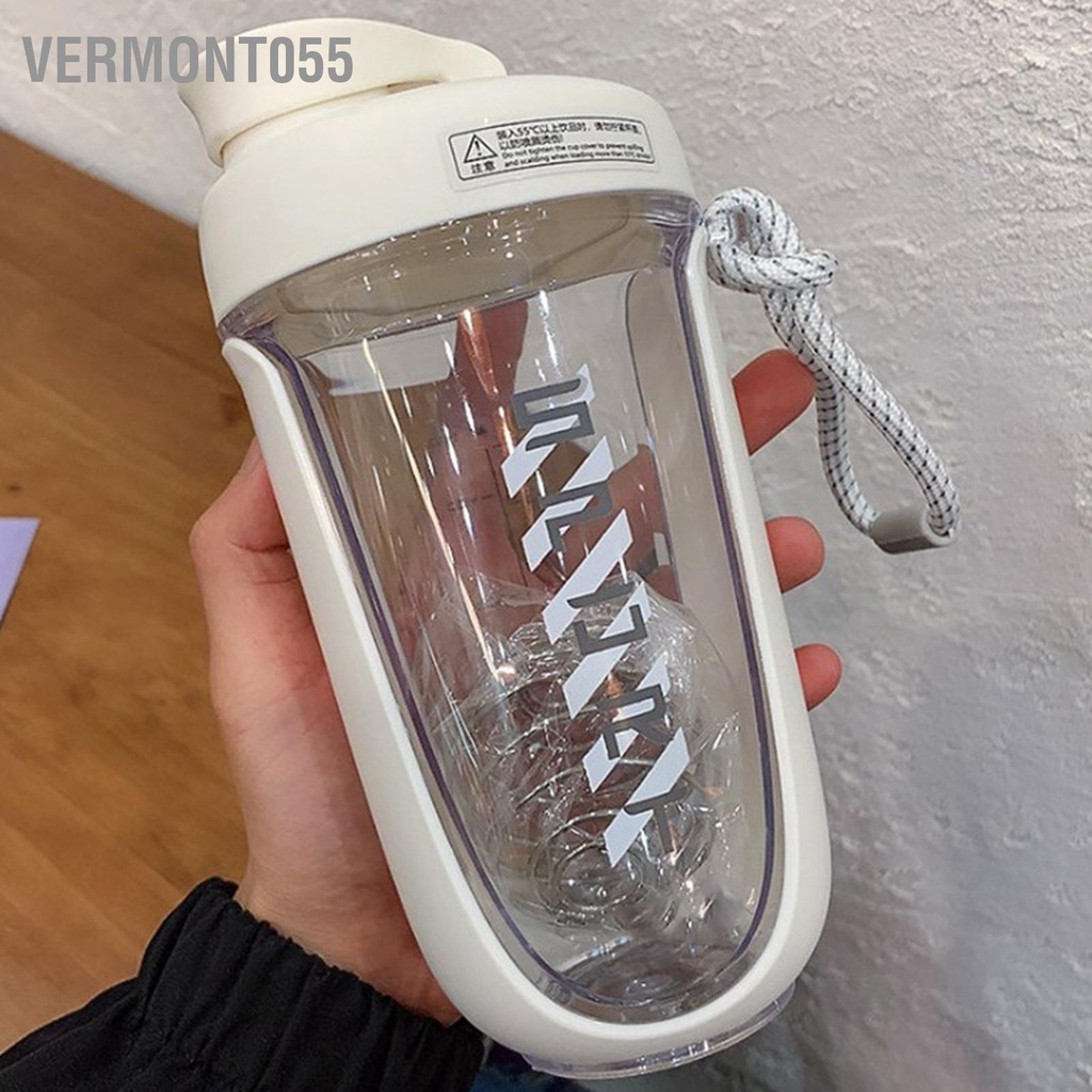 Vermont055 Bình nước thể thao 590ml lắc chống rò rỉ uống cho hoạt động ngoài trời