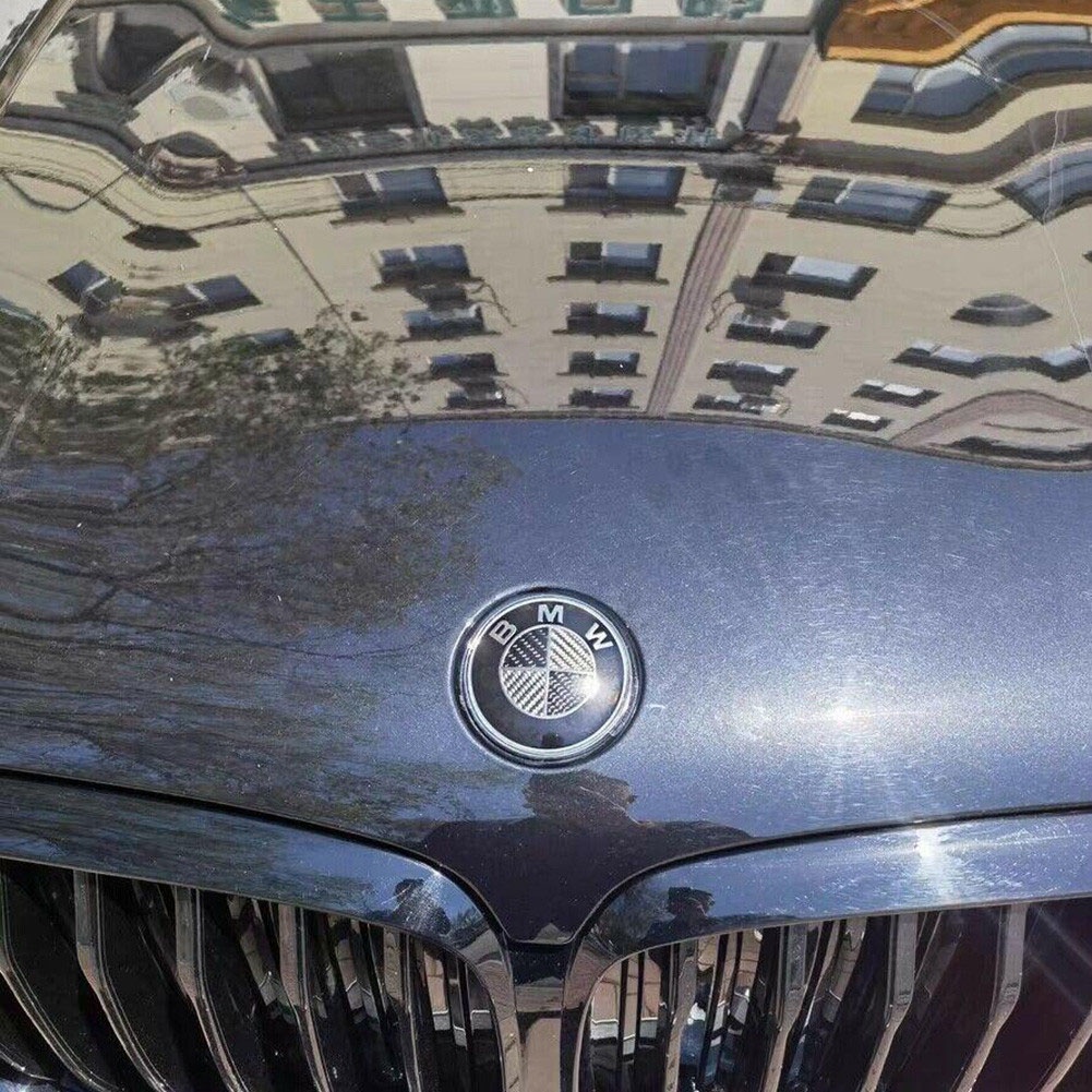 Logo Trang Trí Xe Hơi BMW E46 E36 E39 E90 1 3 5 7 Kích Thước 82mm Chất Lượng Cao