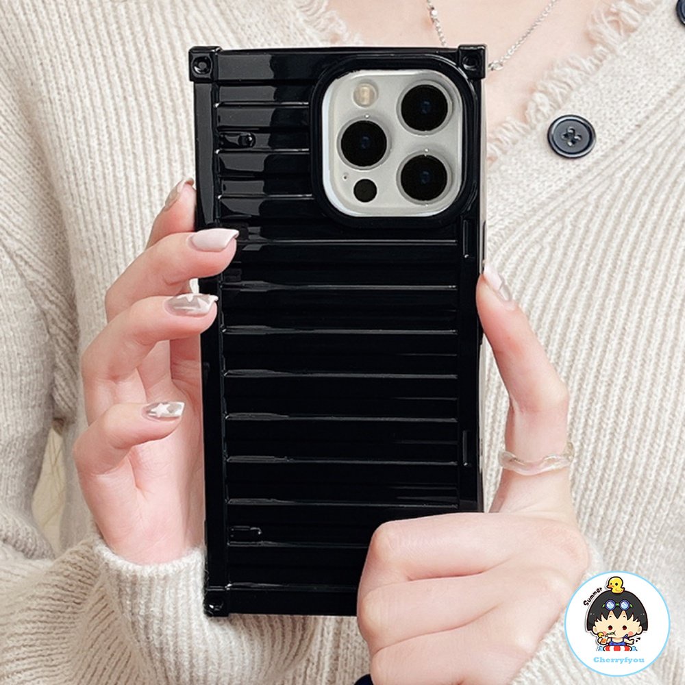 Ốp Điện Thoại TPU Dẻo Hình Vuông Màu Sắc Ngọt Ngào Chống Sốc Cho IPhone 11 12 13 14 Pro Max