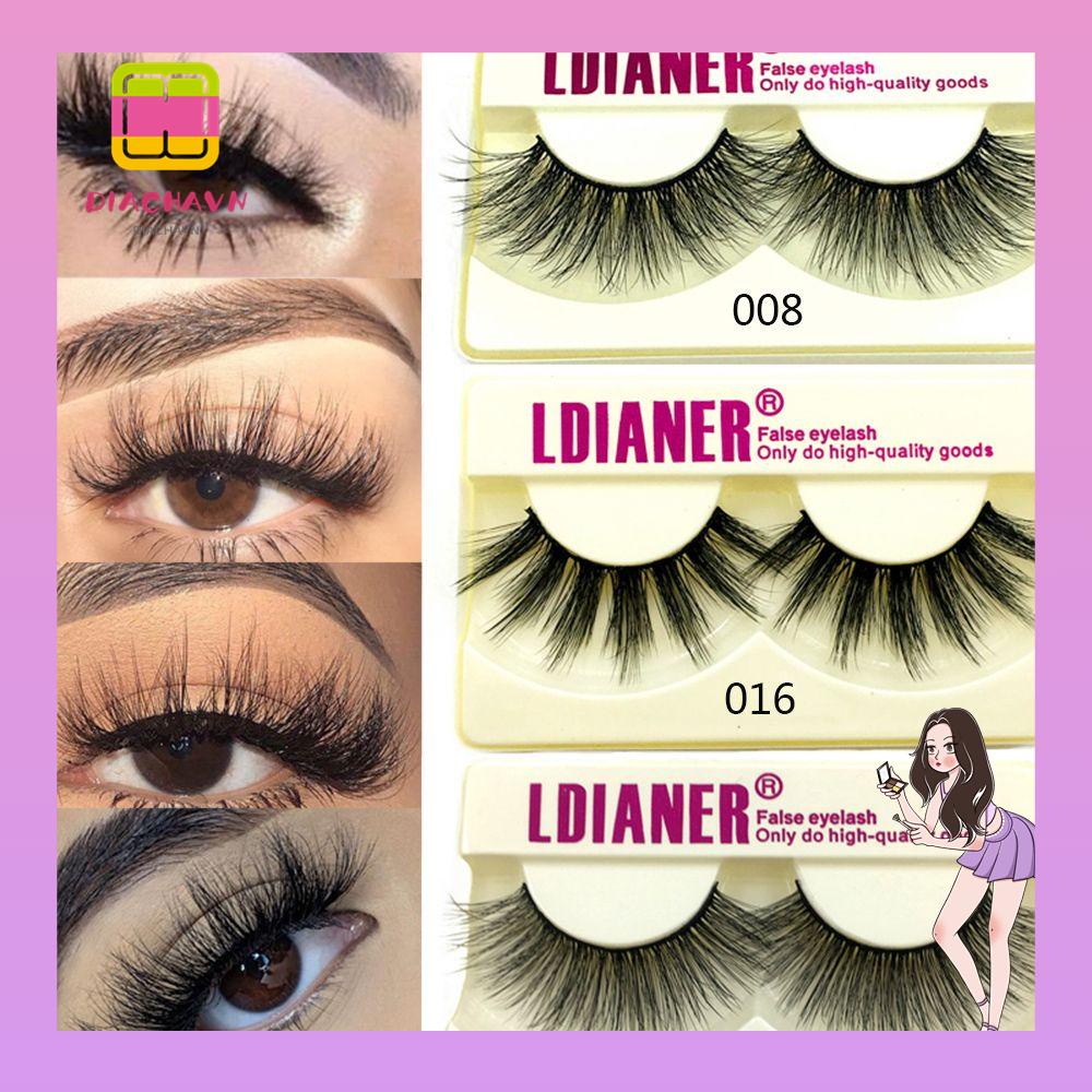 1 Cặp Lông Mi Giả SKONHED 3D Dài Tự Nhiên Dành Cho Nữ