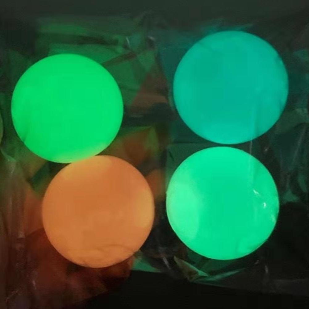 Đồ Chơi Bóng Dính Phản Quang 6.5cm Giảm Căng Thẳng Gắn Trần Nhà