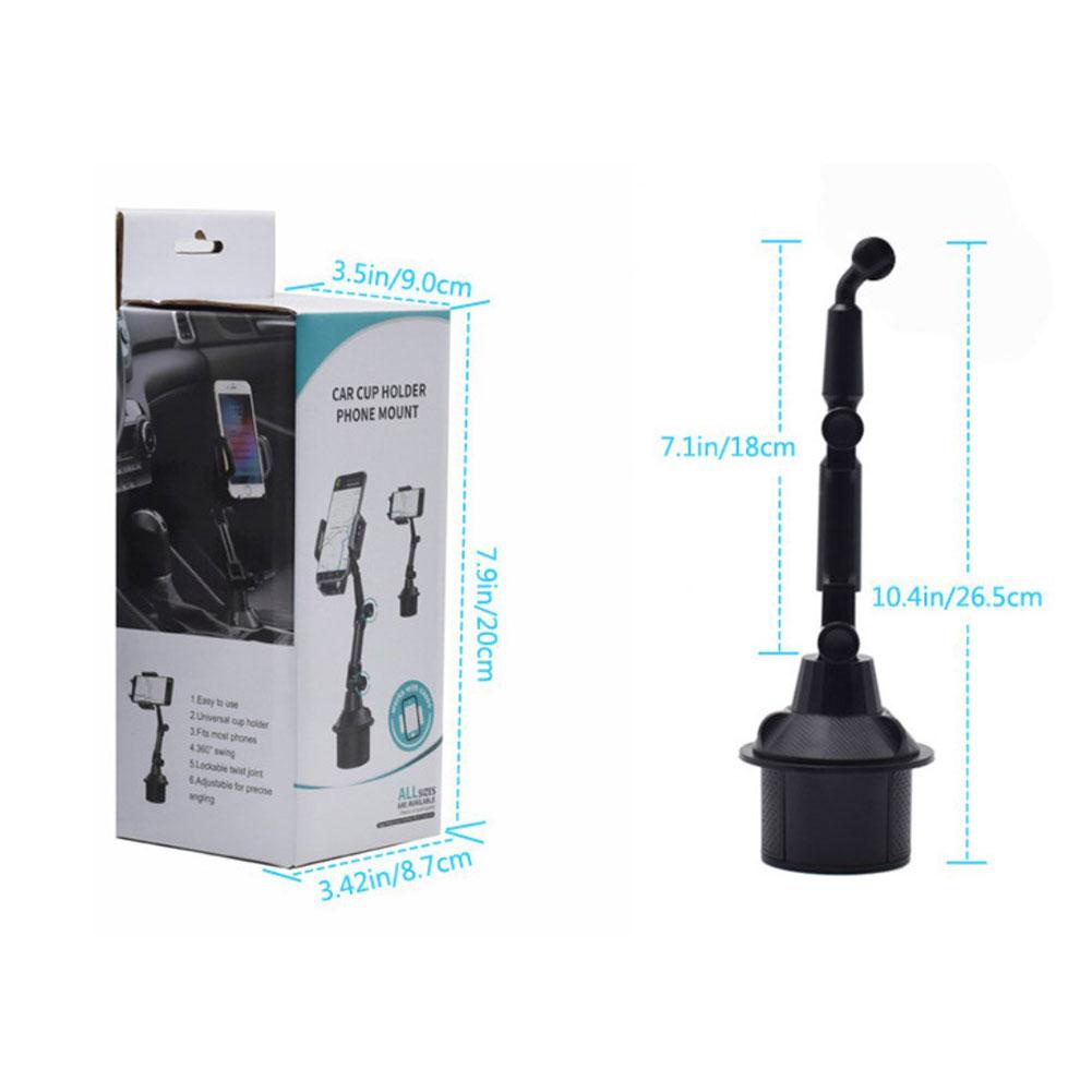 Giá Đỡ Cốc Bằng Sợi Carbon Xoay 360 Độ Cho Xe Hơi 3.5-7 "M5M0