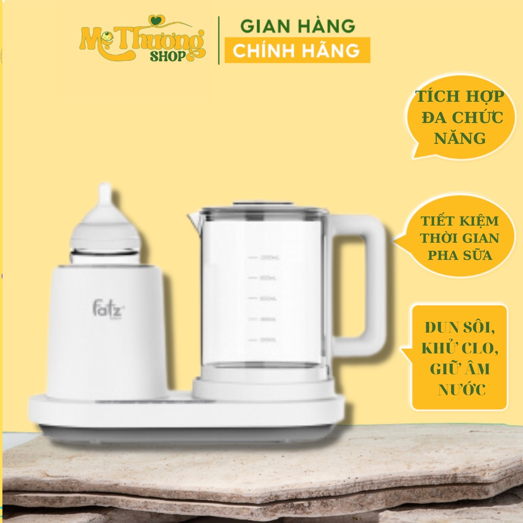 Máy Pha Sữa Và Hâm Nước Pha Sữa Đa Năng Fatzbaby Multimax 6 - CÓ CHỨC NĂNG LẮC SỮA